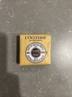 L'OCCITANE Milk Soap Bar - Tan and Navy Wrapped